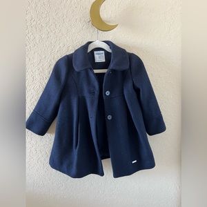 Mayoral Girls Blue Traditional Coat - 24 months